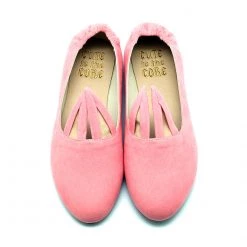 Cute To The Core Shoes Hopper Bunny Flats In Pink