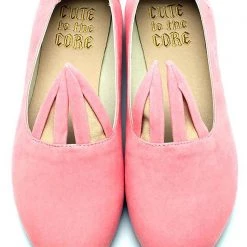 Cute To The Core Shoes Hopper Bunny Flats In Pink
