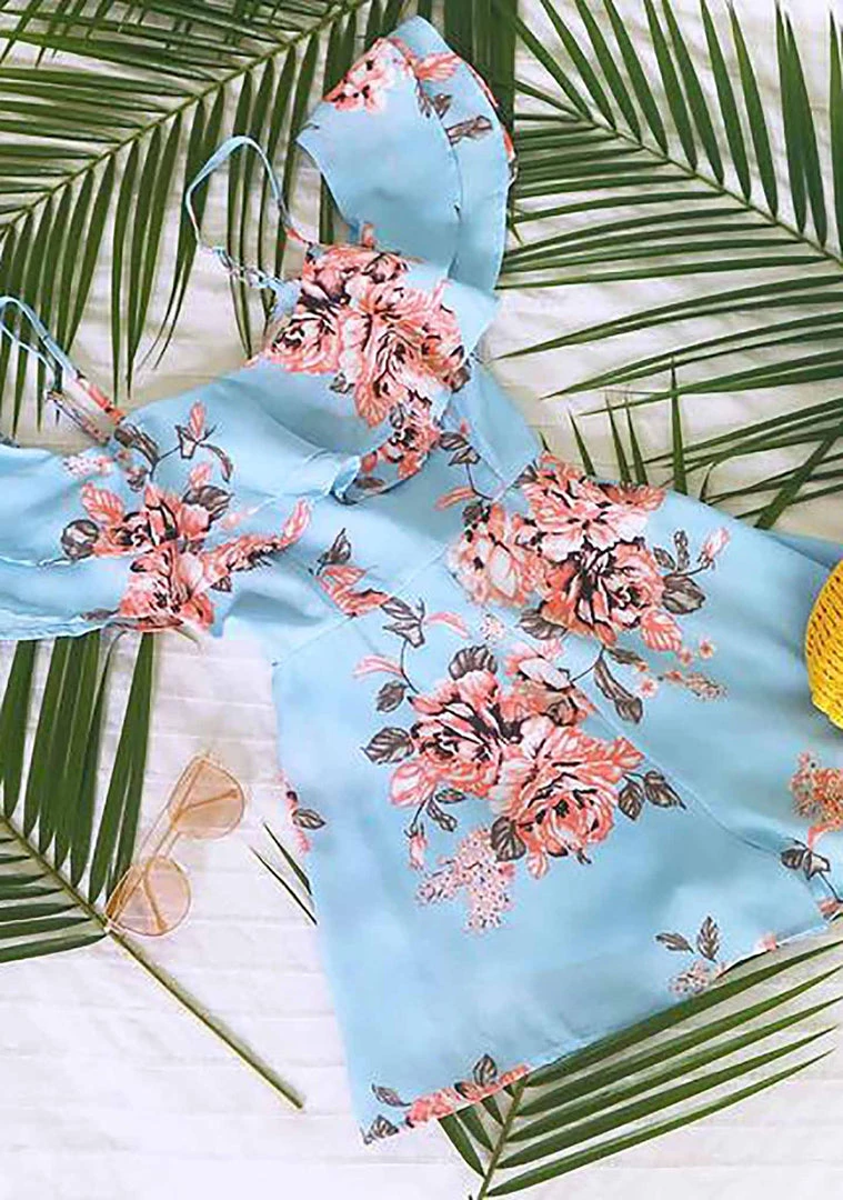 LA Style Rush Women's Festival Romance Floral Romper 4 LA Style Rush Women's Festival Romance Floral Romper