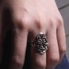 2 Abnormal Sides Vine Of Skull Ring Accessories