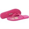 Bearpaw Lilly Soft Rubber Logo Flip Flop Sandal In Hot Pink 2 Bearpaw Lilly Soft Rubber Logo Flip Flop Sandal In Hot Pink