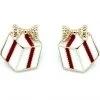 LA Style Rush Christmas Gift Box Post Stud Earring