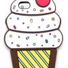 LA Style Rush Accessories Ice Cream Cone Silicone Case For IPhone 6/6S In Brown