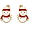 LA Style Rush Christmas Snowman Post Stud Earring The Great Fantastic