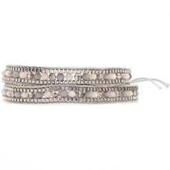 LA Style Rush Stratus Beaded Double Wrap Bracelet