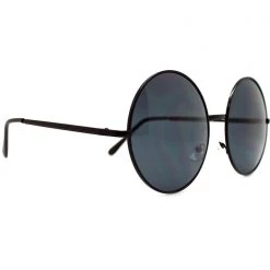 LASR Road Trip Round Sunglasses In Black Accessories