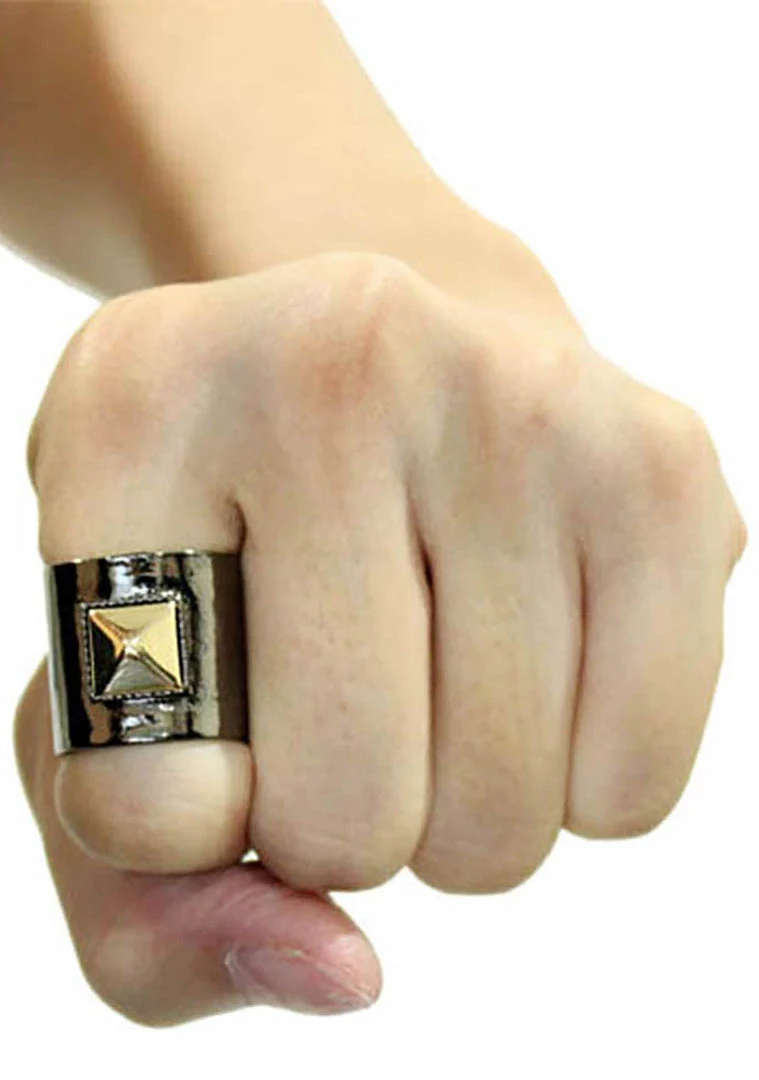 8 Other Reasons Anarchy Rings In Gold/Gunmetal Accessories 3 8 Other Reasons Anarchy Rings In Gold/Gunmetal Accessories