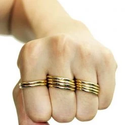 LA Style Rush Sales 34 8 Other Reasons Easy E Rings In Gold (Sets Of 10)