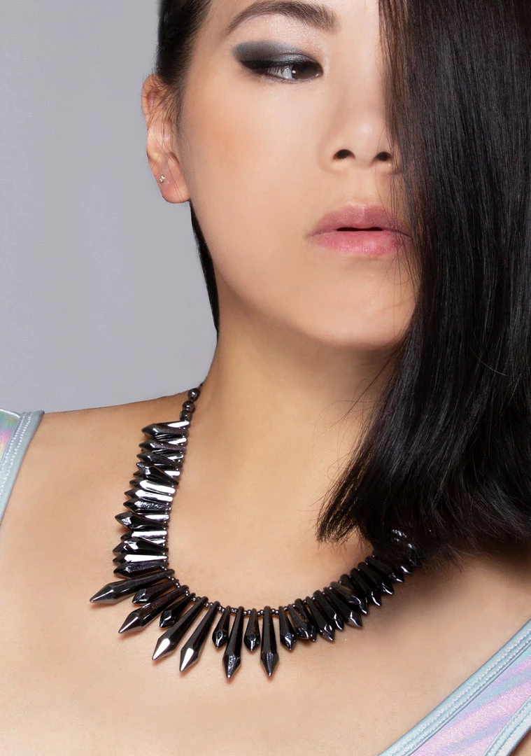 The Raven 8 Other Reasons Expired Pendant Necklace In Gunmetal 3 The Raven 8 Other Reasons Expired Pendant Necklace In Gunmetal