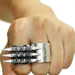 The Raven 8 Other Reasons Survivor Spike Rings (Sets Of 2)