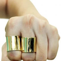 8 Other Reasons Undefeated Rings In Gold (Sets Of 2)