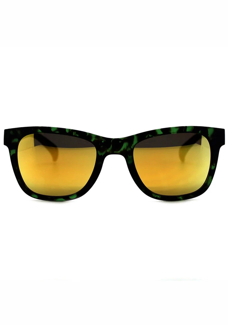 Adidas Originals Square Mirror 2.0 Sunglasses In Green Tortoise/Gold 3 Adidas Originals Square Mirror 2.0 Sunglasses In Green Tortoise/Gold