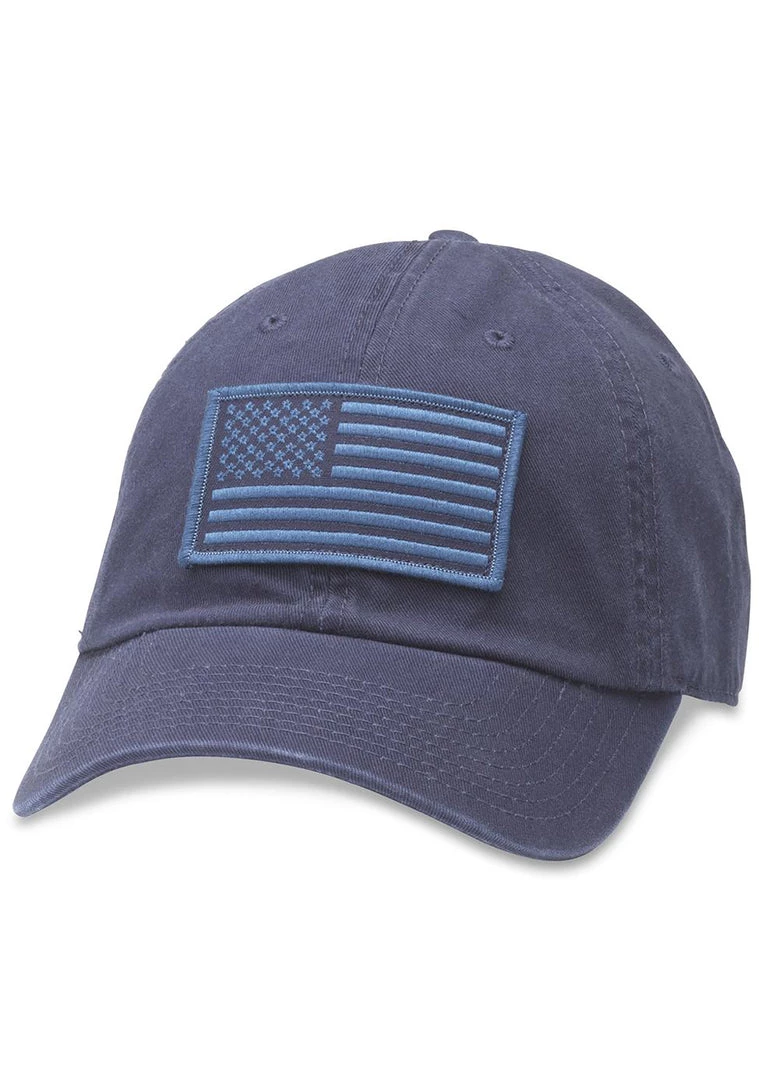 American Needle USA Conrad Tonal Raglan Hat In Navy 3 American Needle USA Conrad Tonal Raglan Hat In Navy
