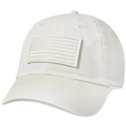 American Needle USA Conrad Tonal Raglan Hat In Off White Accessories