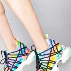 Anthony Wang Bonus Round Platform Sneakers