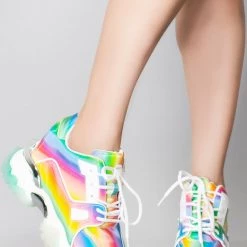 Anthony Wang Mad World Full Spectrum Platform Sneakers