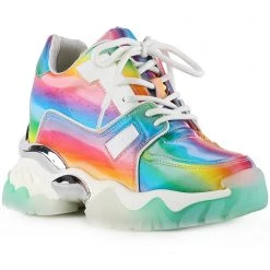 Anthony Wang Mad World Full Spectrum Platform Sneakers