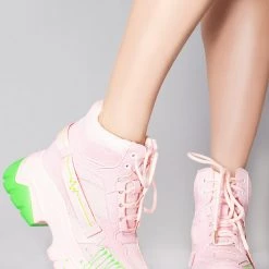 Anthony Wang Mad World Techno Heartbeat Platform Sneakers