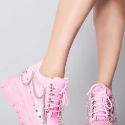 Anthony Wang Babe Punch Platform Sneakers
