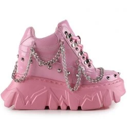 Anthony Wang Babe Punch Platform Sneakers