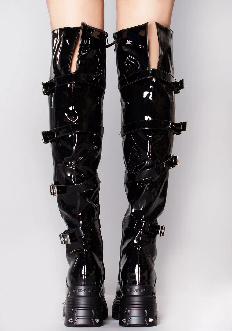 Anthony Wang World Tour X WTF No Escape Platform Boots 5 Anthony Wang World Tour X WTF No Escape Platform Boots