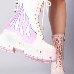 Anthony Wang X WTF Sweet Inferno Platform Boots World Tour