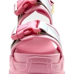 Anthony Wang X LASR Exclusive Electric Barbie Platform Sandals New