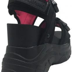 Anthony Wang Black Out Platform Sandals