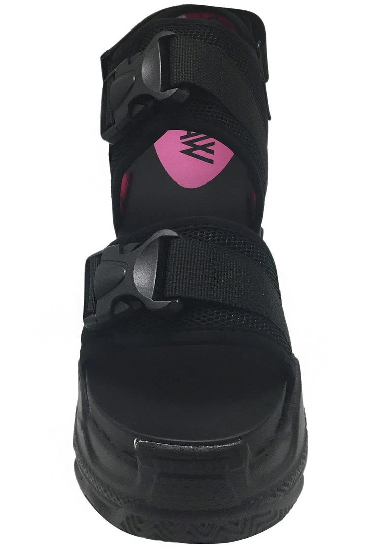 Anthony Wang Black Out Platform Sandals