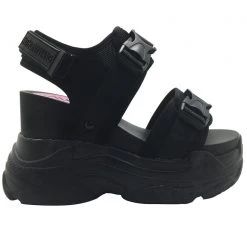 Anthony Wang Black Out Platform Sandals