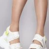 Anthony Wang White Out Platform Sandals Shoes