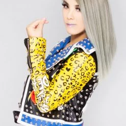 Azalea Wang Crybaby Moto Jacket World Tour