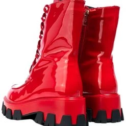 Azalea Wang Threat Alert Military Ankle Boots