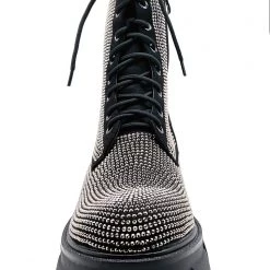 Azalea Wang Black Ice Platform Boots