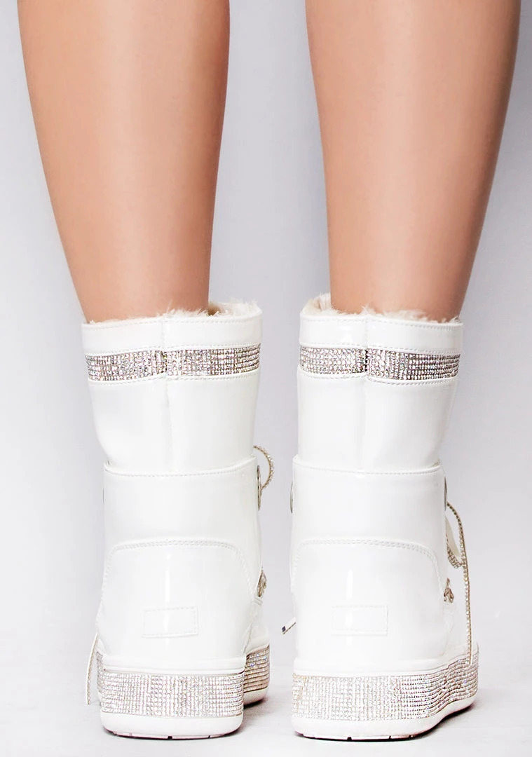 Azalea Wang Fresh Powder Rhinestone Faux Fur Boots The Great Fantastic 5 Azalea Wang Fresh Powder Rhinestone Faux Fur Boots The Great Fantastic