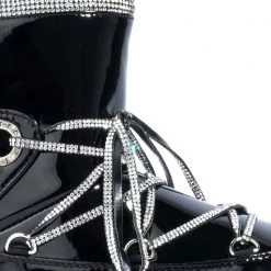 Azalea Wang The Great Fantastic Winter Nights Rhinestone Faux Fur Boots