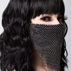 Azalea Wang Mesmerized Rhinestone Face Mask