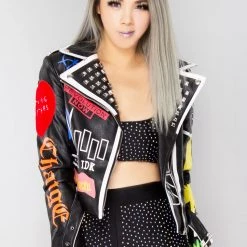 Azalea Wang Heartbreaker Moto Jacket World Tour