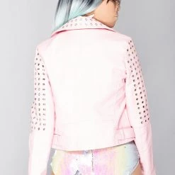 Azalea Wang Kiss Me More Moto Jacket Mad World