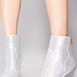 Azalea Wang Stars Collide Rhinestone Ankle Boots