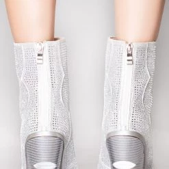 Azalea Wang Stars Collide Rhinestone Ankle Boots