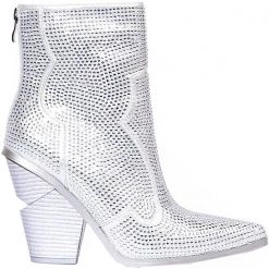Azalea Wang Stars Collide Rhinestone Ankle Boots