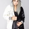 Azalea Wang World Tour Two Faced Oversized Varsity Jacket