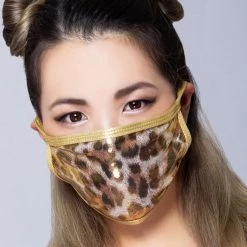 BGlittz The Great Fantastic Golden Cheetah Dust Mask