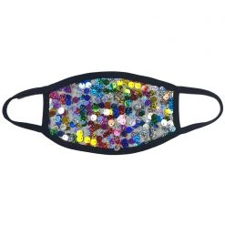 BGlittz The Great Fantastic Mardi Gras Sequin Dust Mask
