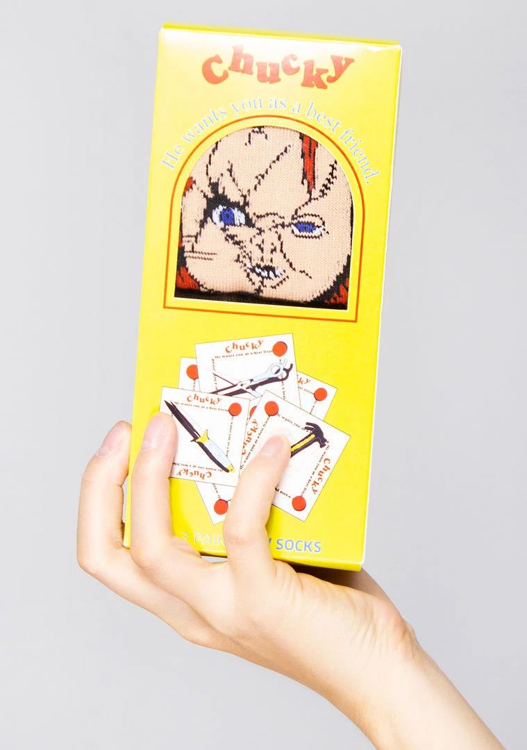 BIOWORLD The Great Fantastic X Chucky Best Friend 3PK Gift Box Set 3 BIOWORLD The Great Fantastic X Chucky Best Friend 3PK Gift Box Set