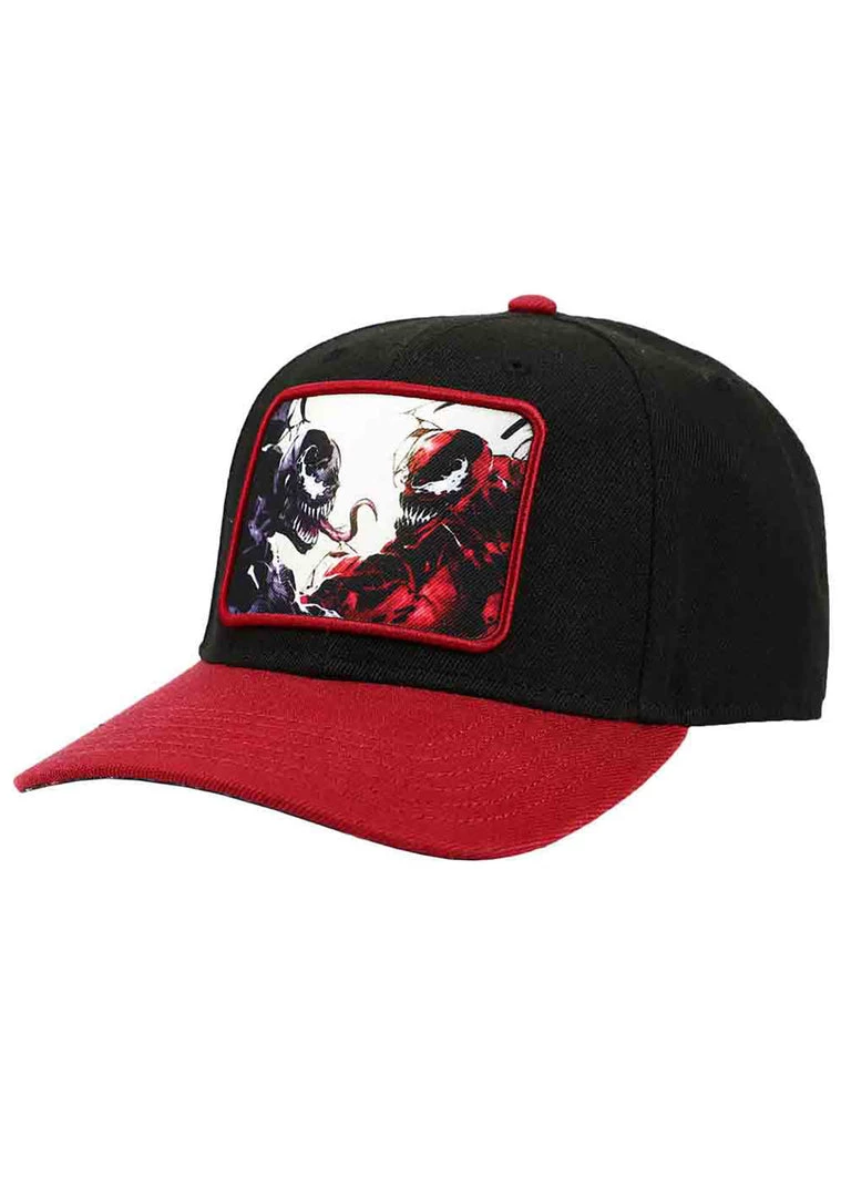 BIOWORLD Accessories X Marvel Venom Vs. Carnage Snapback Raglan Hat 4 BIOWORLD Accessories X Marvel Venom Vs. Carnage Snapback Raglan Hat
