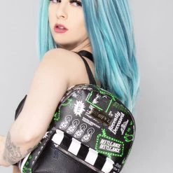 BIOWORLD X Beetlejuice AOP Mini Backpack World Tour