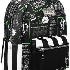 BIOWORLD X Beetlejuice AOP Mini Backpack World Tour