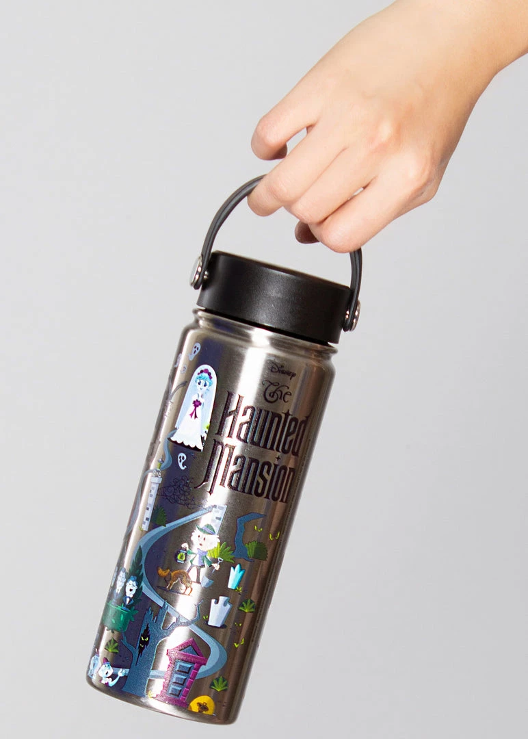 BIOWORLD X Disney Haunted Mansion Stainless Steel Water Bottle 3 BIOWORLD X Disney Haunted Mansion Stainless Steel Water Bottle